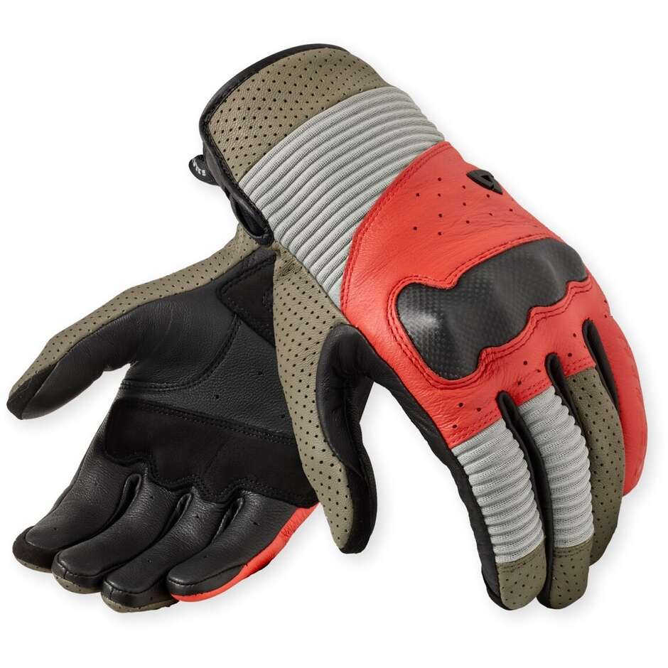 Rev'it Lewisville Sand Red Motorcycle Gloves