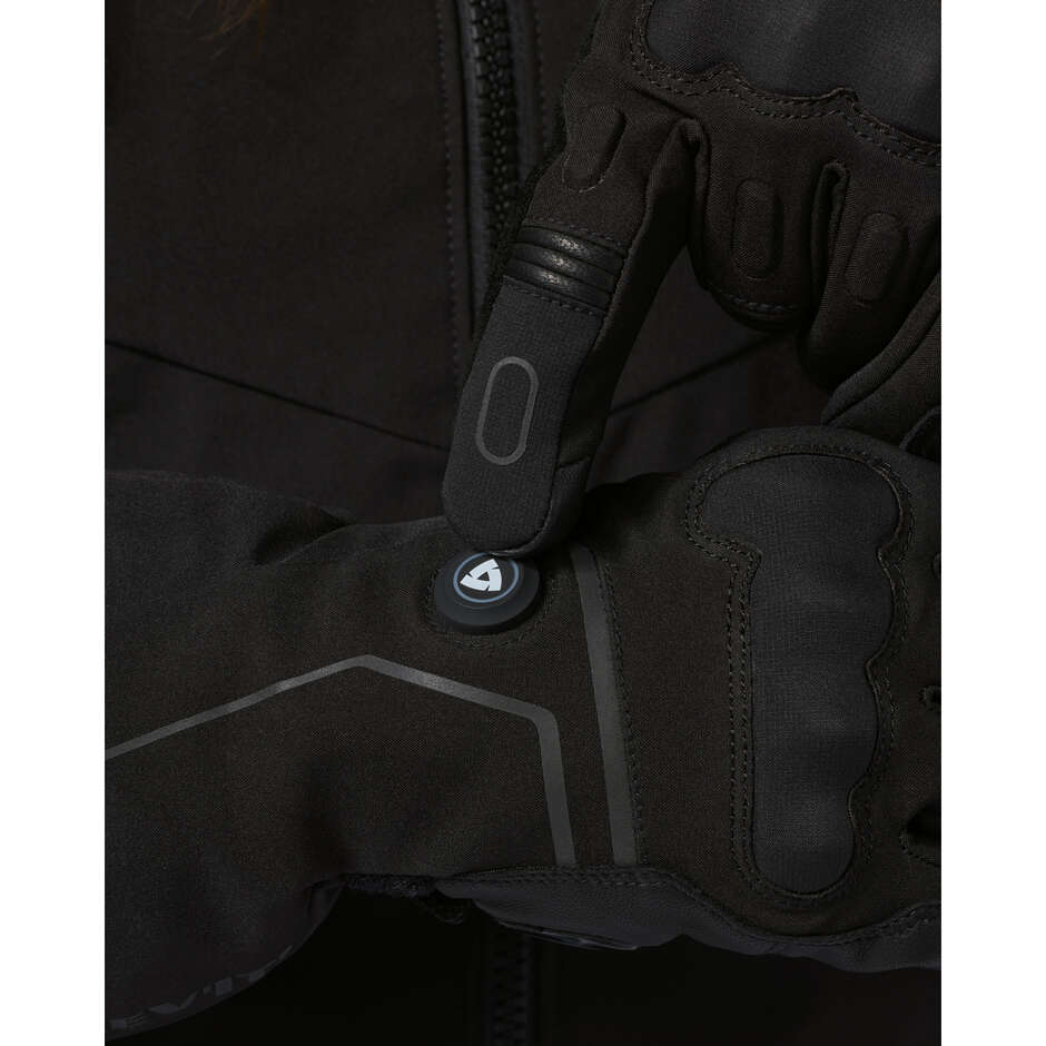 REV'IT Liberty 2 H2O Ladies Heated Motorcycle Gloves Black