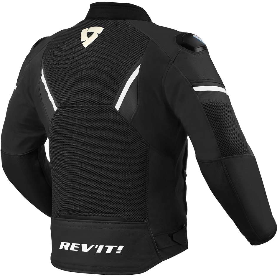 Rev'it MANTIS 2 H2O Summer Motorcycle Jacket Black White