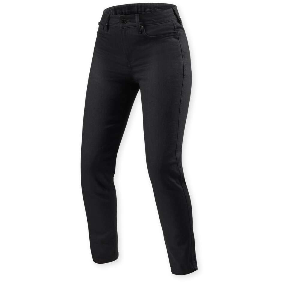 Rev'it Marzia Skinny Damen Schwarze Motorradjeans - L30