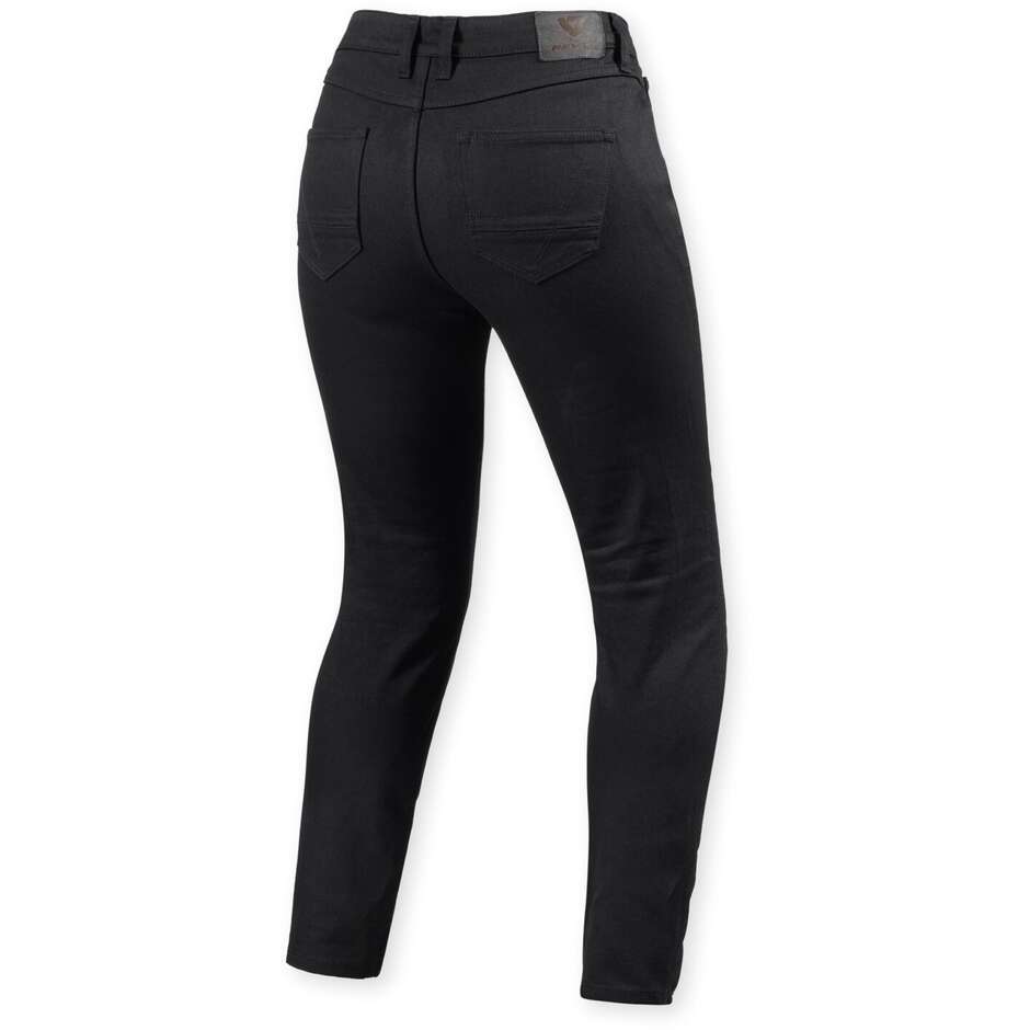 Rev'it Marzia Skinny Damen Schwarze Motorradjeans - L30
