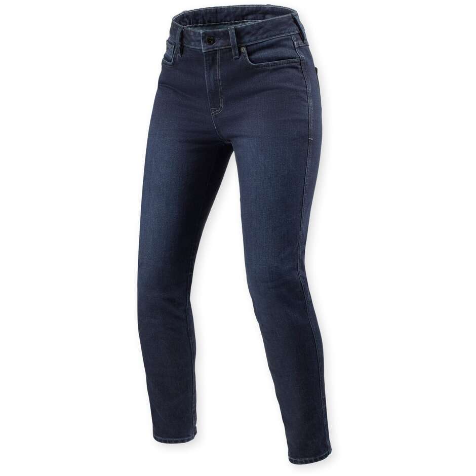 Rev'it Marzia Skinny Ladies Motorcycle Jeans Medium blue stone - L32