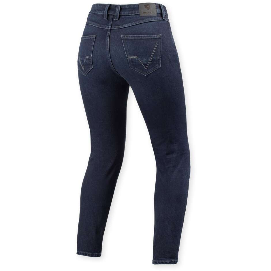 Rev'it Marzia Skinny Ladies Motorcycle Jeans Medium blue stone - L32