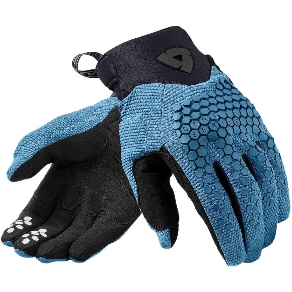 Rev'it MASSIF Certified Summer Motorcycle Gloves, Blue