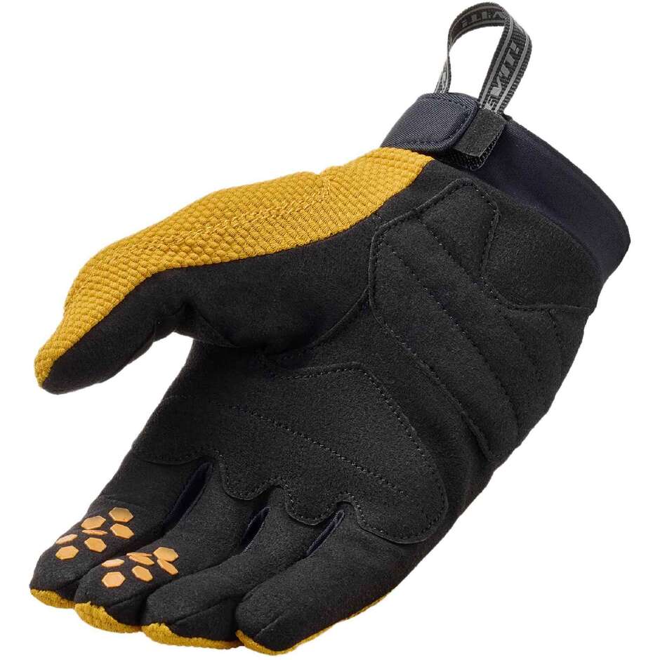 Rev'it MASSIF Certified Summer Motorcycle Gloves, Yellow
