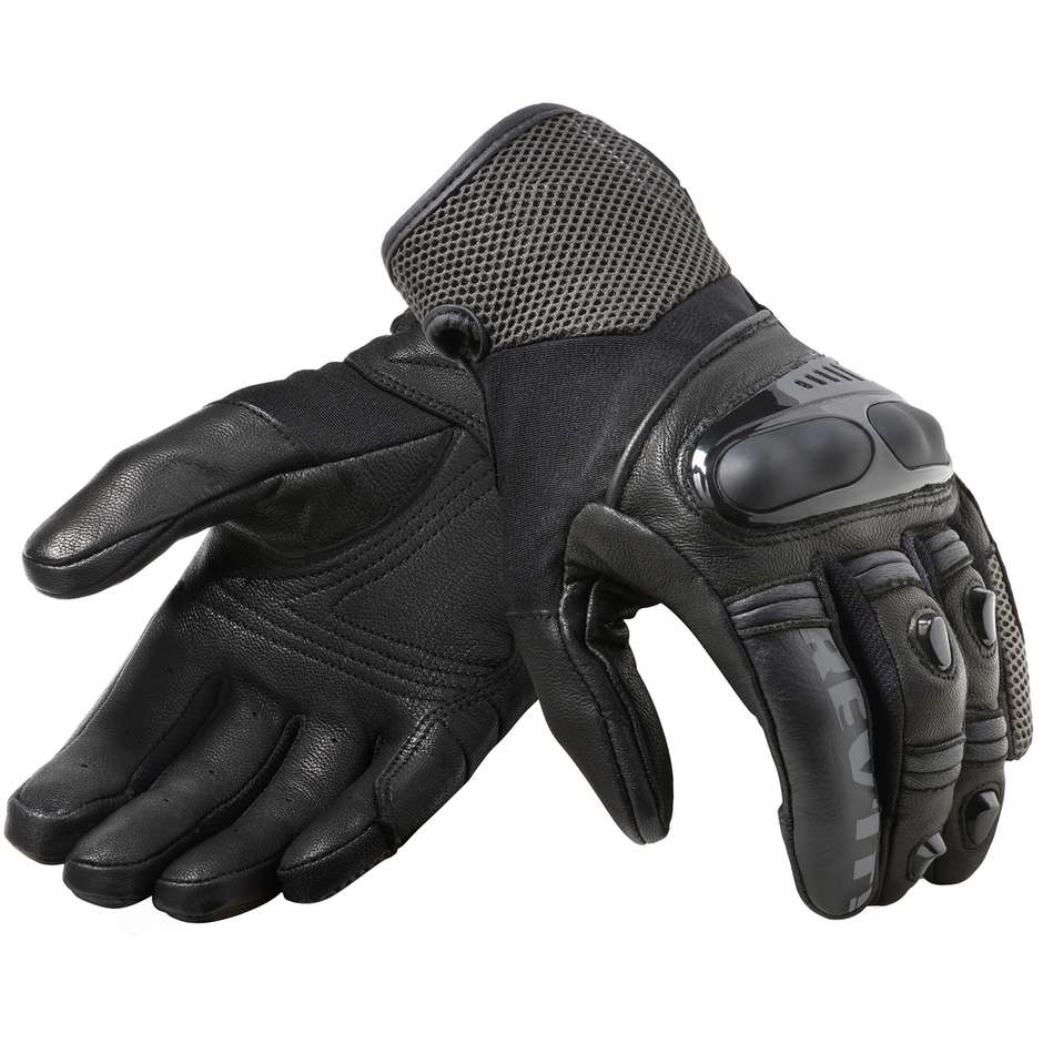 Rev'it METRIC Summer Motorcycle Gloves Black Anthracite