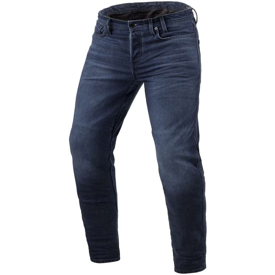 Rev'it MICAH TF Motorcycle Jeans Dark Blue Washed L34