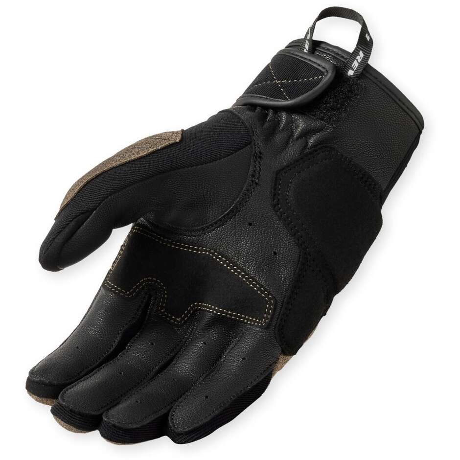 Rev'it Montford Motorradhandschuhe Sand Schwarz