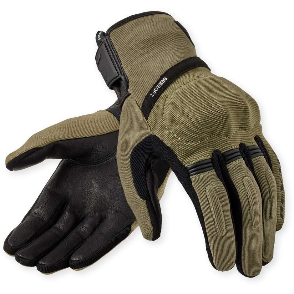 Rev'it Mosca 2 Grün Schwarz Motorradhandschuhe
