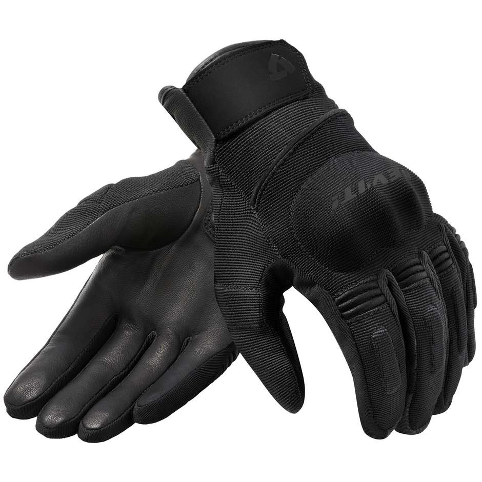 Rev'it MOSCA H2O Fabric Motorcycle Gloves Black