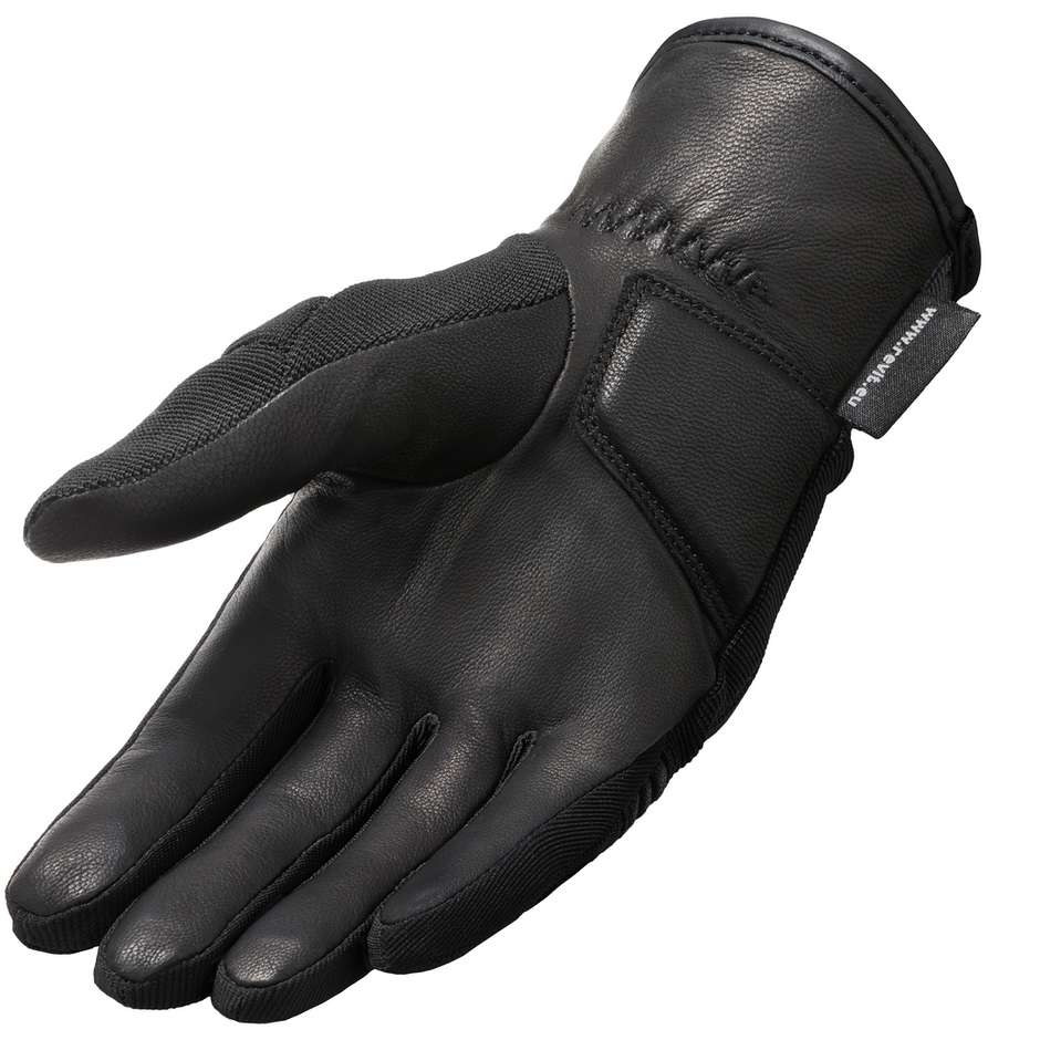 Rev'it MOSCA H2O Fabric Motorcycle Gloves Black