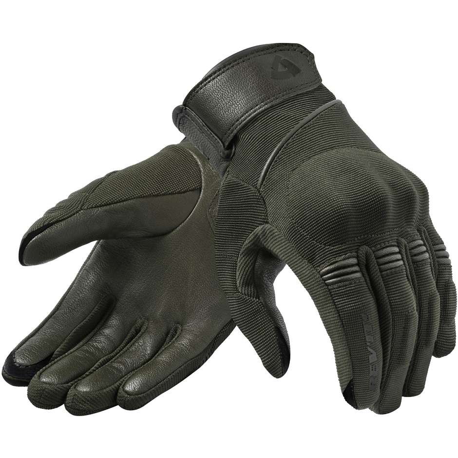 Rev'it MOSCA URBAN Dark Green Summer Motorcycle Gloves