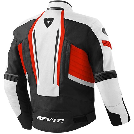 Rev'it motorcycle jacket fabric RACEWAY Red White