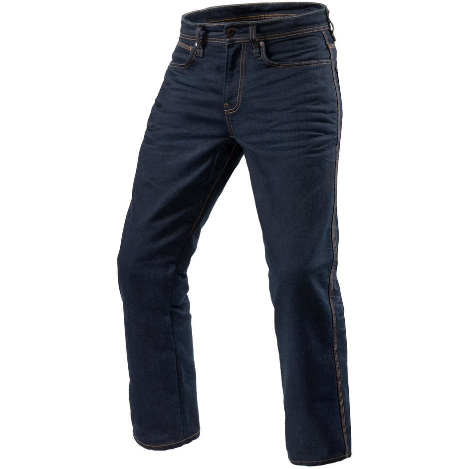Rev'it Motorcycle Jeans NEWMONT LF Dark Blue Washed L32