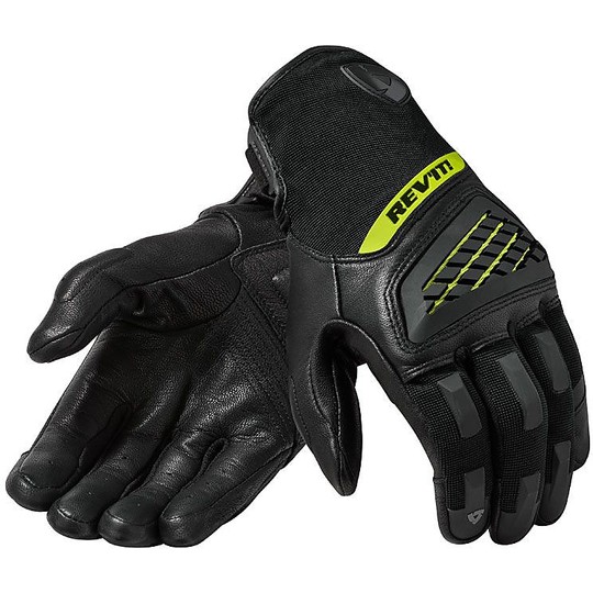 Rev'it NEUTRON 3 Black Leather Gloves Motorcycle Leather Gloves
