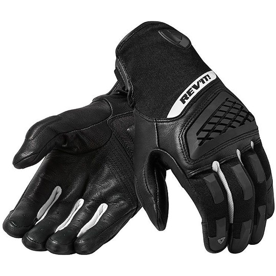 Rev'it NEUTRON 3 Black Leather Motorcycle Gloves