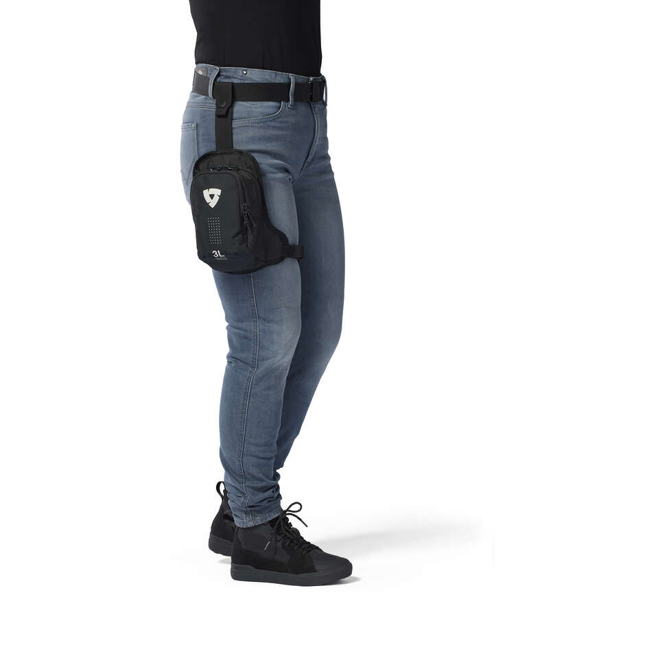 REV'IT Node Leg Bag Black