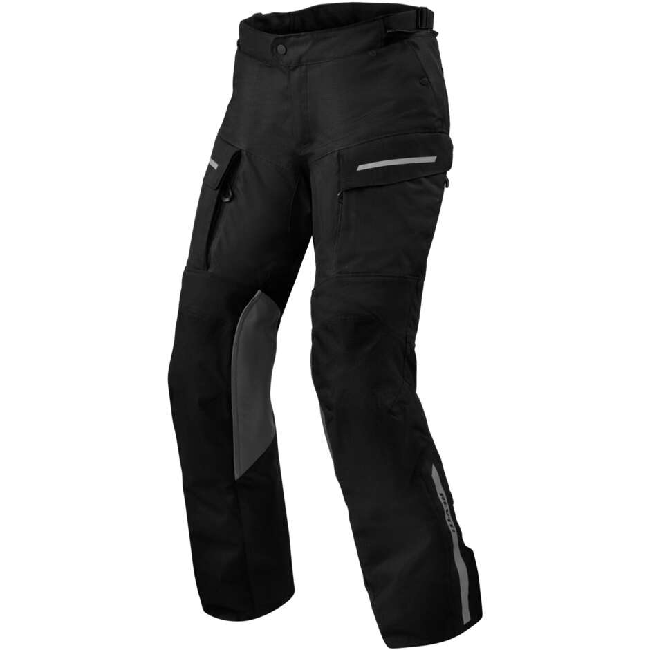 Rev'it OFFTRACK 2 H2O Motorcycle Fabric Pants Black - SHORTED