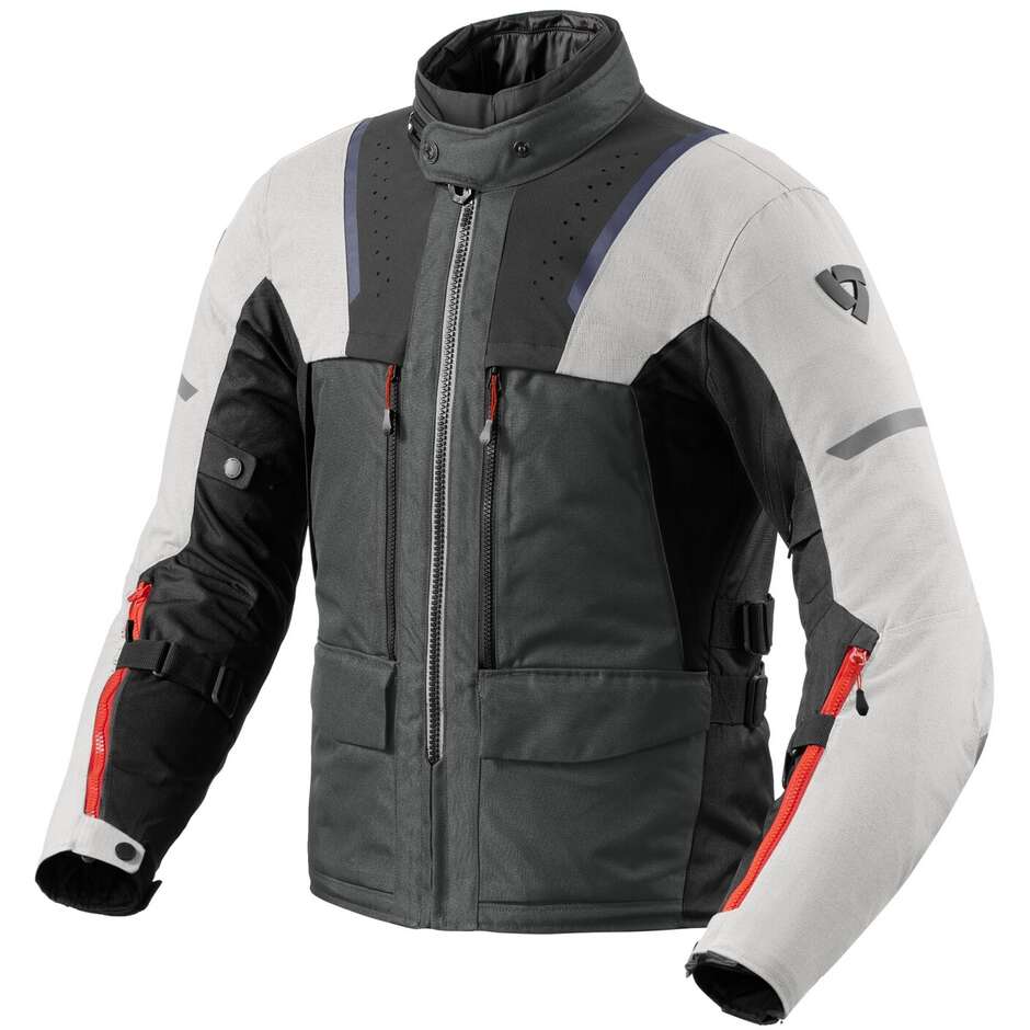 Rev'it OFFTRACK 2 H2O Touring Motorcycle Jacket Silver Anthracite