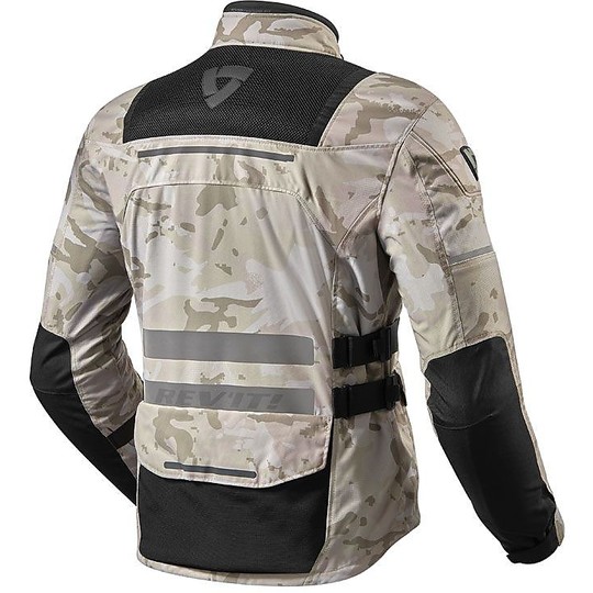 Rev'it OFFTRACK Sand Black Touring Fabric Motorcycle Jacket