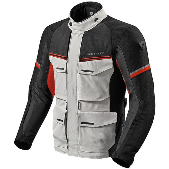Rev'it OUTBACK 3 Red Touring Fabric Motorcycle Jacket