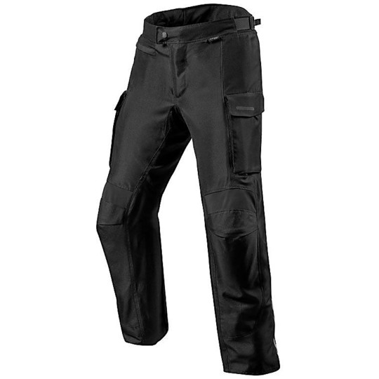 Rev'it OUTBACK 3 Touring Fabric Motorcycle Pants Black Stretched