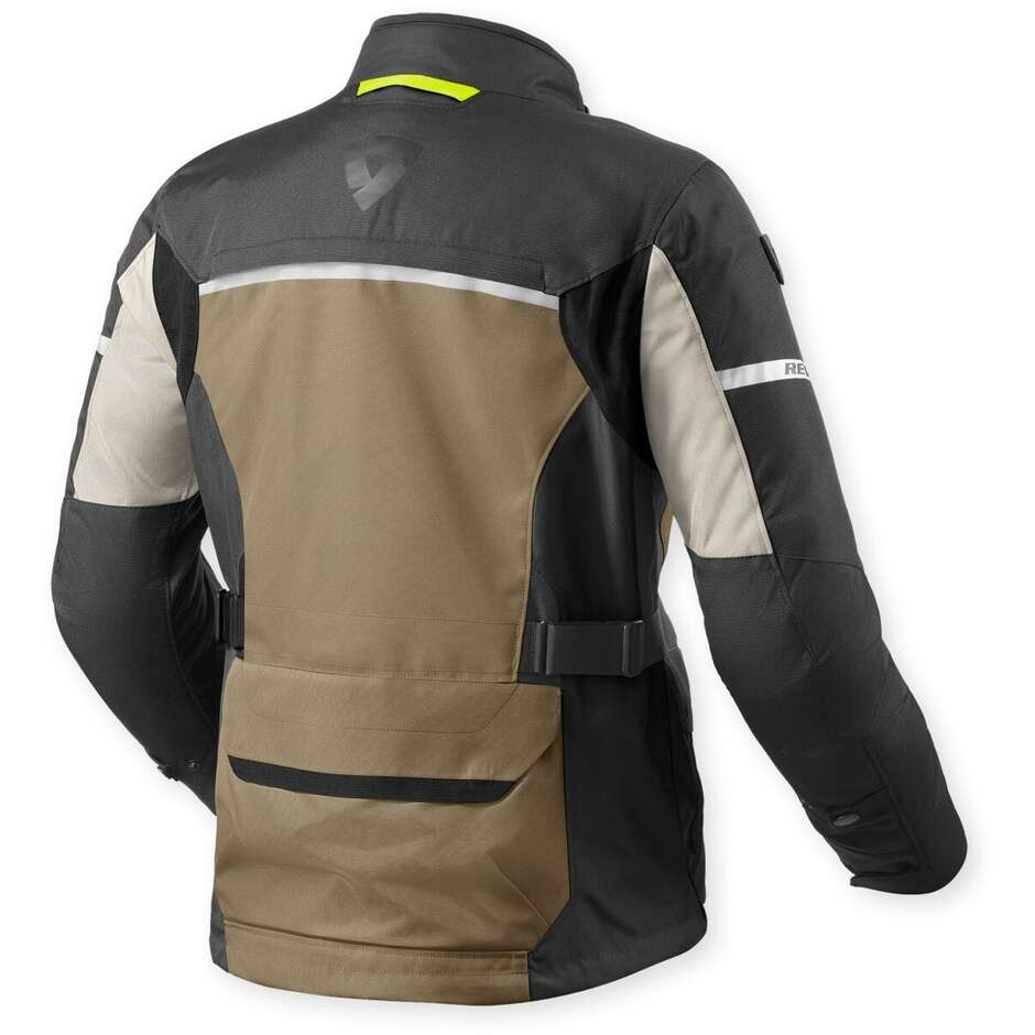 Rev'it Outback 4 H2O Motorradjacke Grün Anthrazit