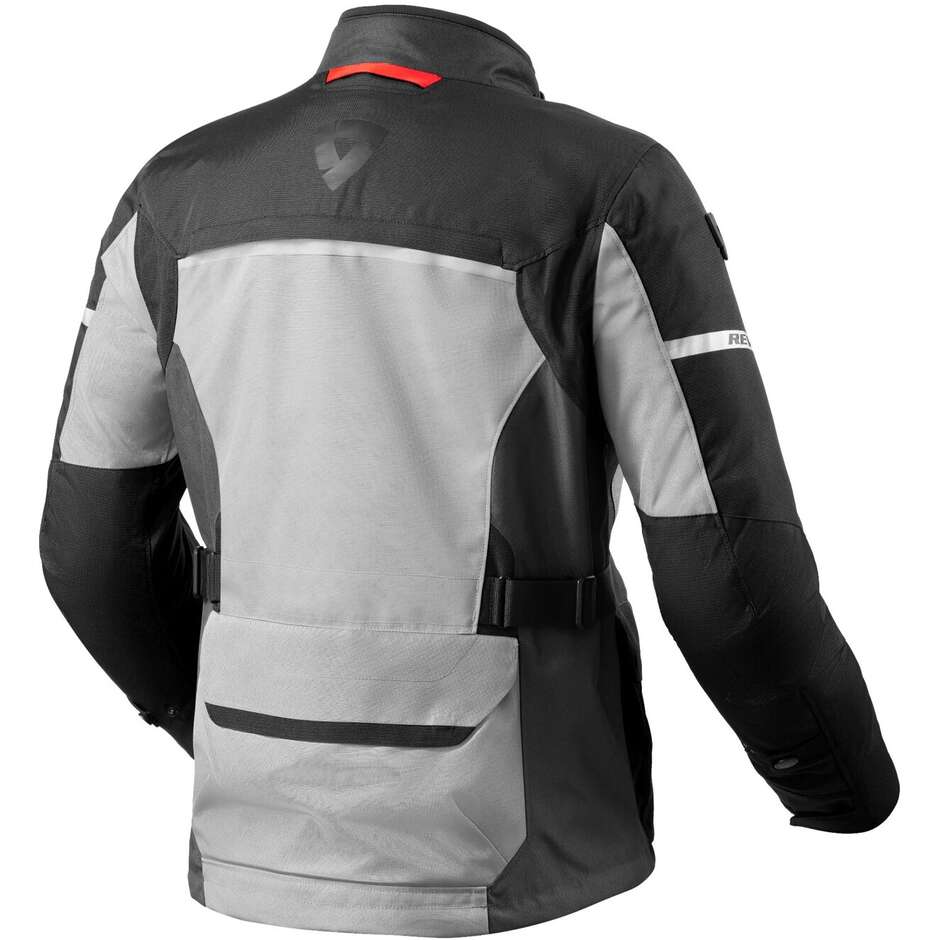Rev'it OUTBACK 4 H2O Touring Motorcycle Jacket Silver Black