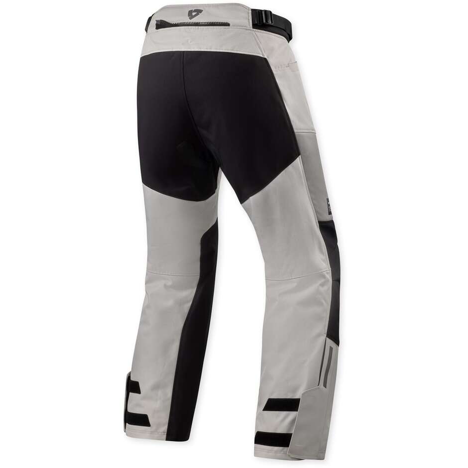Rev'it Outback 5 H2O Motorradhose Silber Schwarz Standard