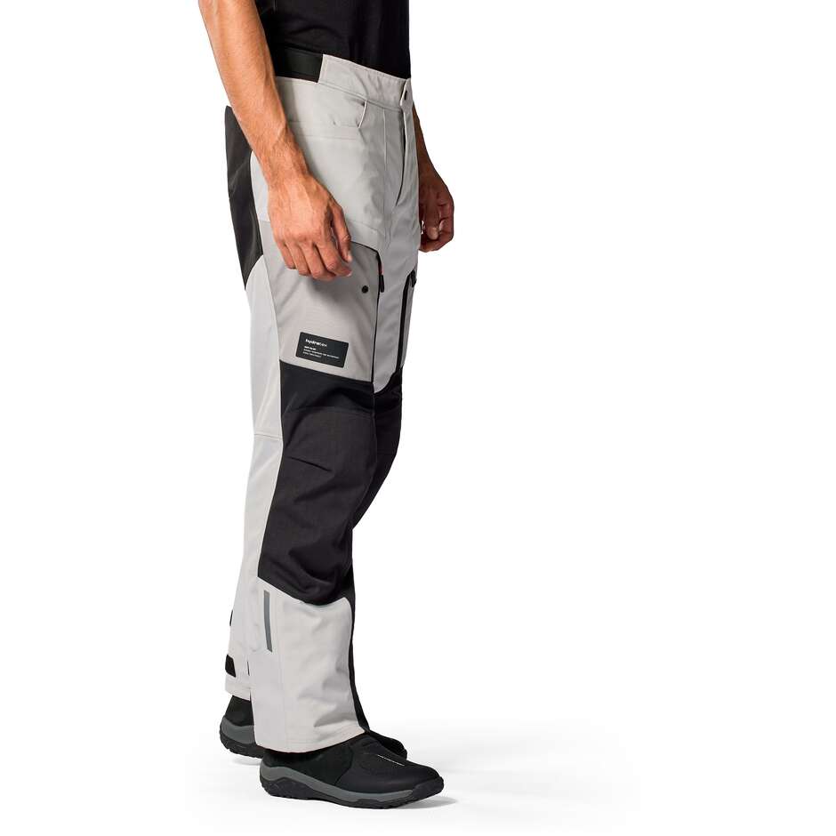Rev'it Outback 5 H2O Motorradhose Silber Schwarz Standard