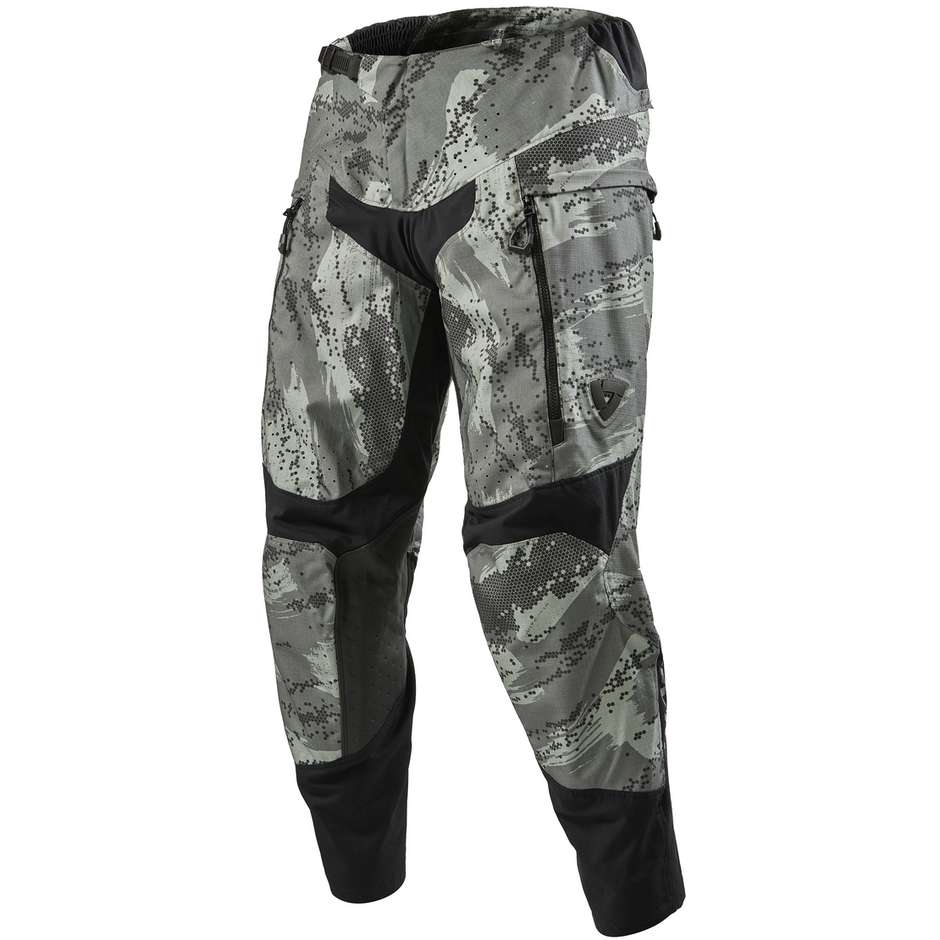 Rev'it PENINSULA Gray Camouflage Pants EXTENDED