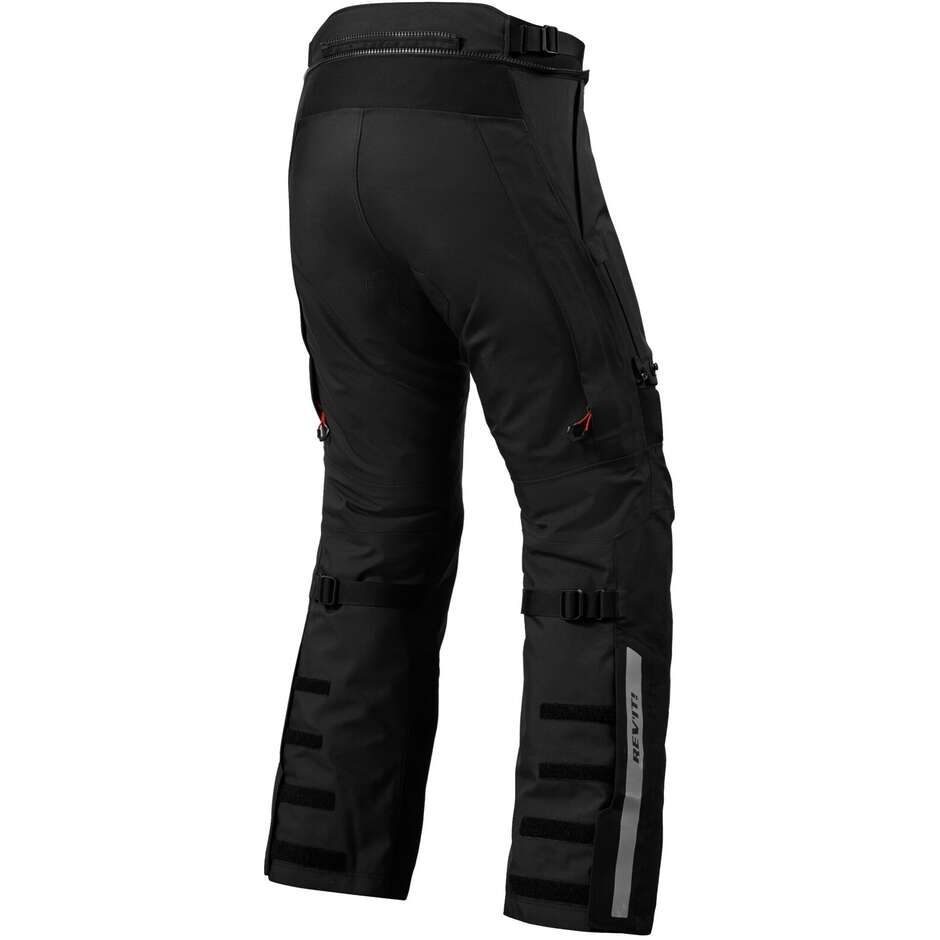 Rev'it POSEIDON 3 GTX Motorcycle Fabric Pants Black - SHORT
