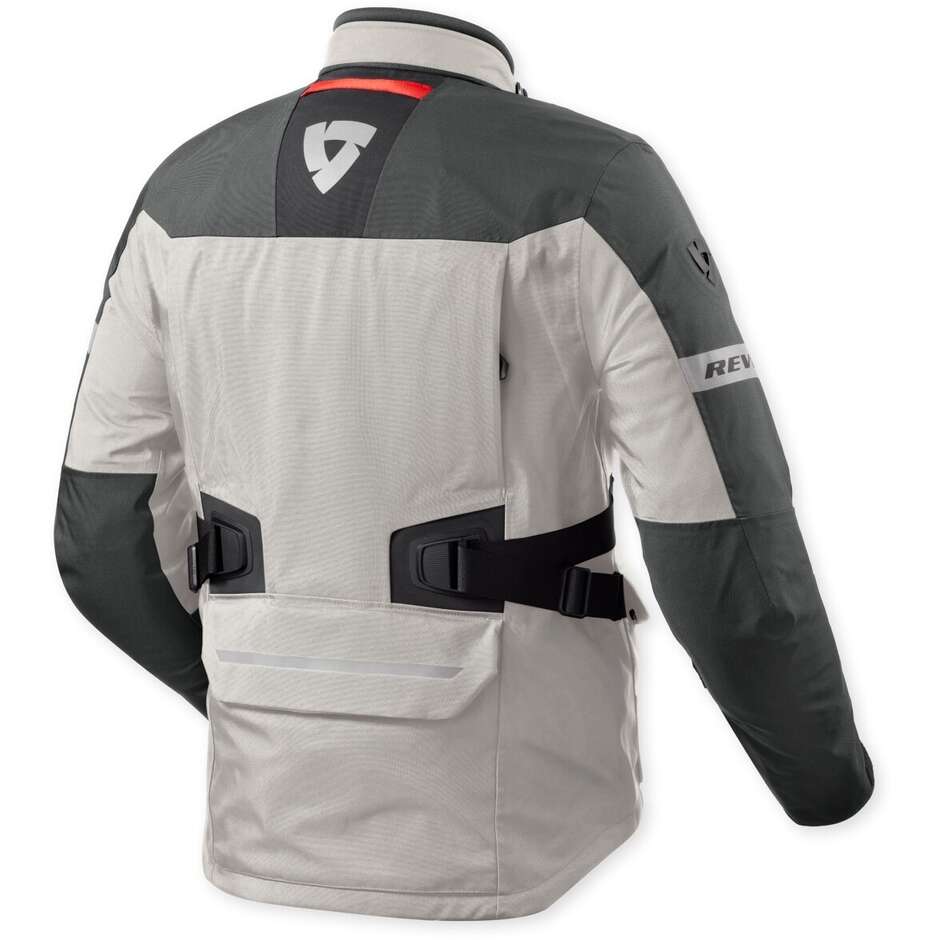 Rev'it POSEIDON 3 GTX Touring Motorradjacke Silber Anthrazit