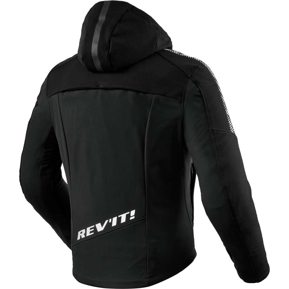Rev'it PROXY H2O Casual Motorcycle Jacket Black White