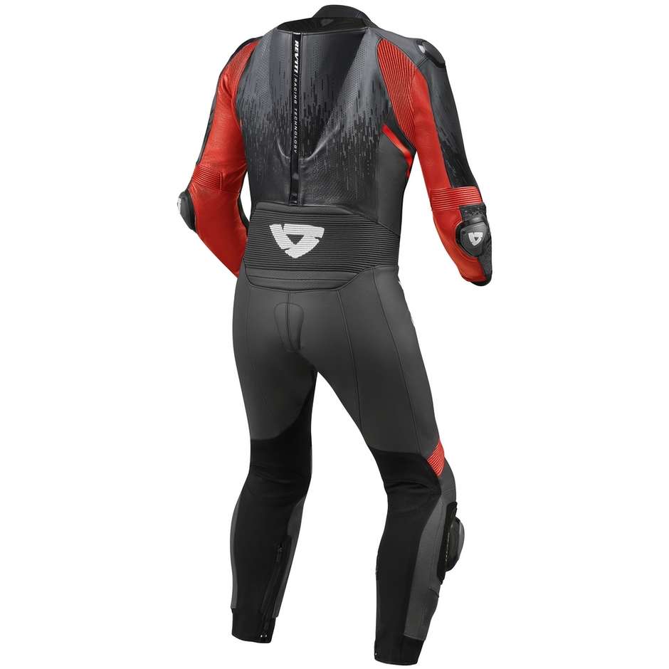 Rev'it QUANTUM 2 Professional Full Face Motorcycle Suit Anthracite Neon Red 1pcs