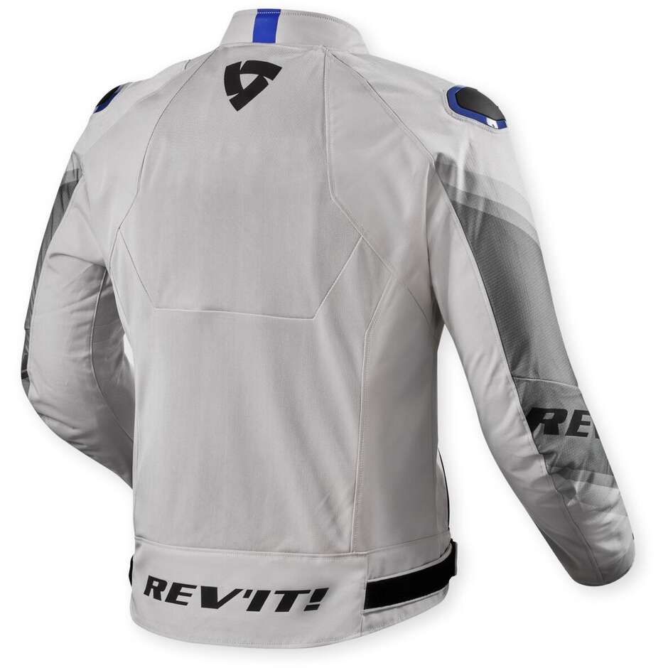 Rev'it Quantum 3 Air Jacket Silver Blue