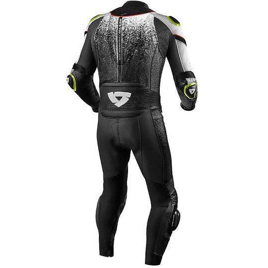 Rev'it QUANTUM White Leather Professional Motorcycle Suits
