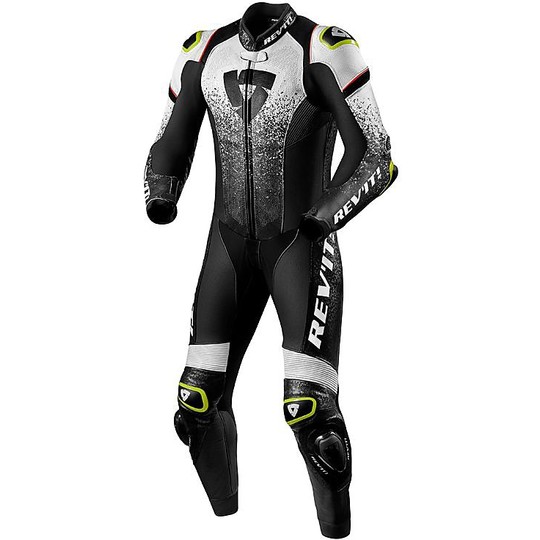 Rev'it QUANTUM White Leather Professional Motorcycle Suits