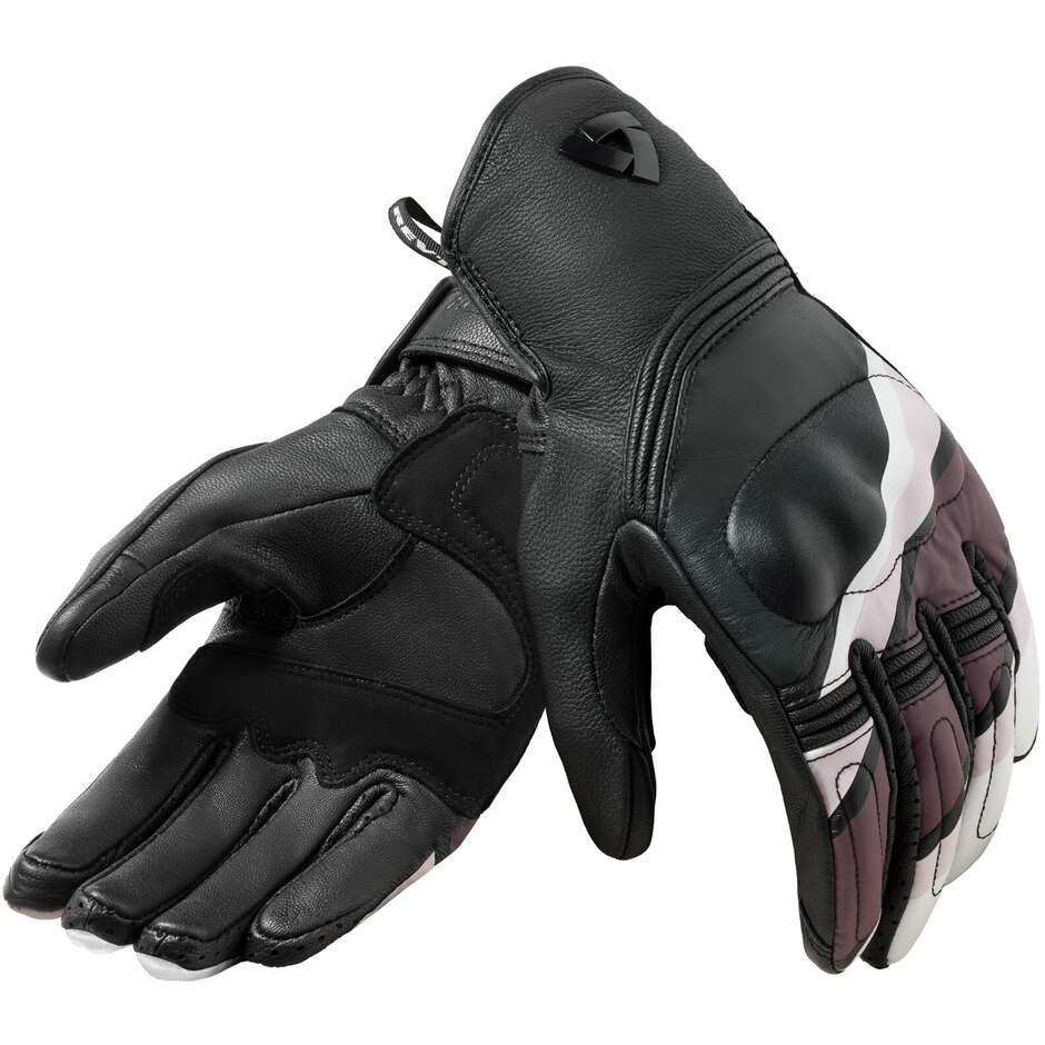 Rev'it REDHILL LADIES Damen Motorradhandschuhe Schwarz Rosa
