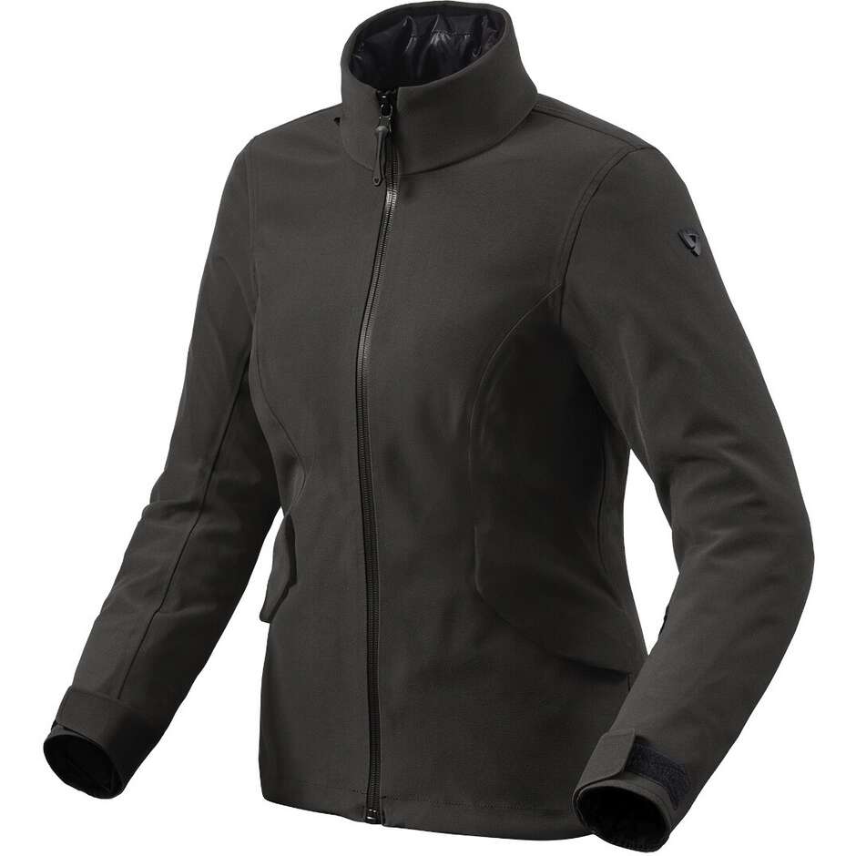 Rev'it Rosier H2O Veste de moto noire pour femme