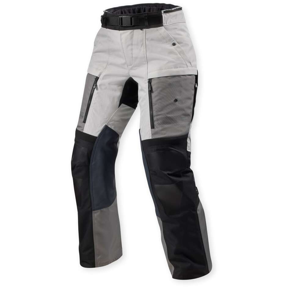 Rev'it Sand 5 H2O Ladies Silver Black Motorcycle Pants - Stretch