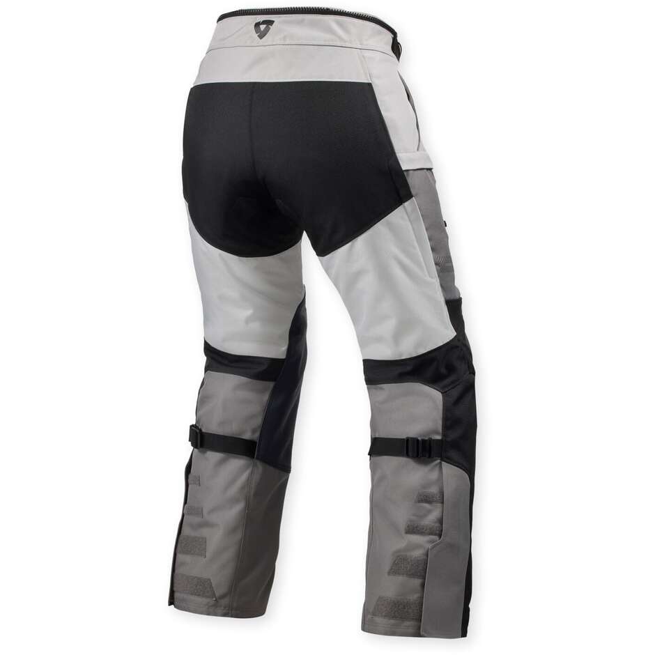 Rev'it Sand 5 H2O Ladies Silver Black Motorcycle Pants - Stretch