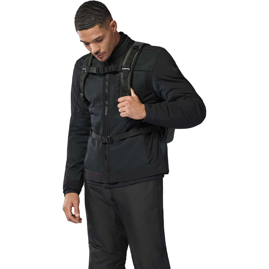 REV'IT Saroa Motorcycle Backpack Grey Black