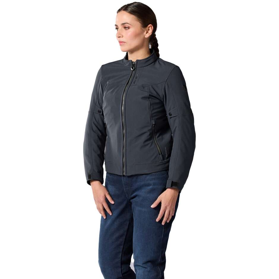 Rev'it Shade 2 H2O Ladies Motorcycle Jacket, Dark Blue