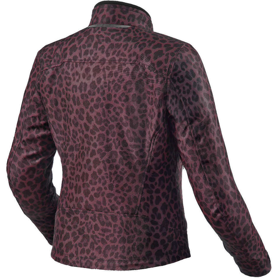 Rev'it SHADE H2O Lady Motorcycle Jacket Red Leopard