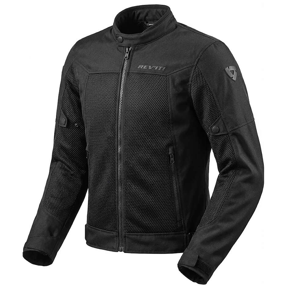 Rev'it SOLE Veste de moto d'été perforée noire