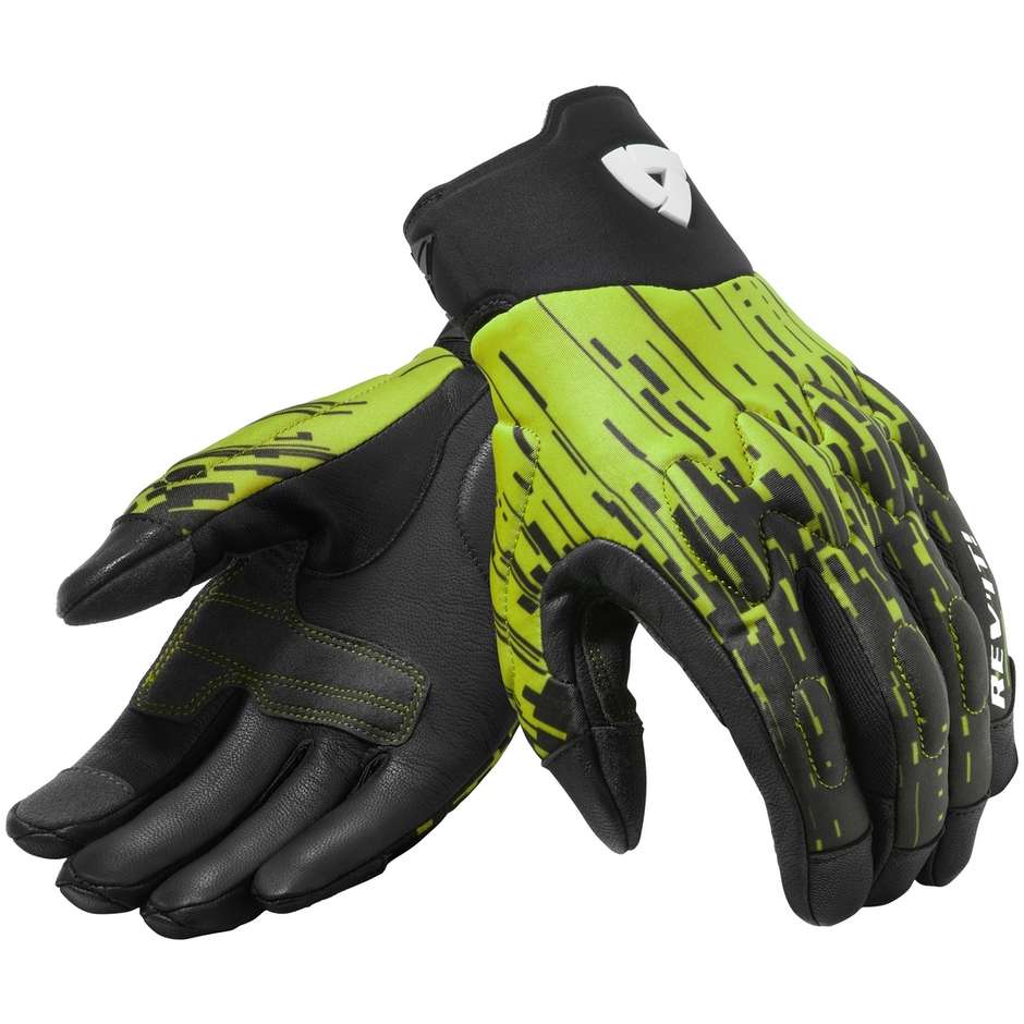 Rev'it SPECTRUM Gloves Black Neon Yellow