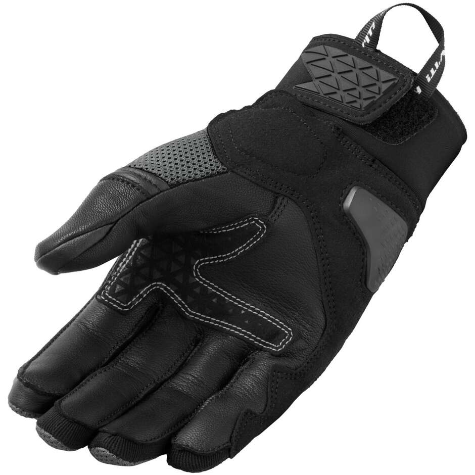 Rev'it SPEEDART AIR Fabric Motorcycle Gloves Black White