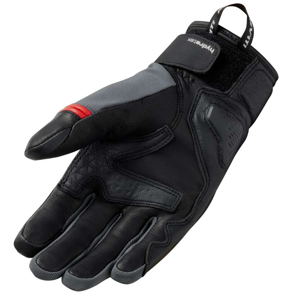 Rev'it SPEEDART H2O Fabric Motorcycle Gloves Black Gray