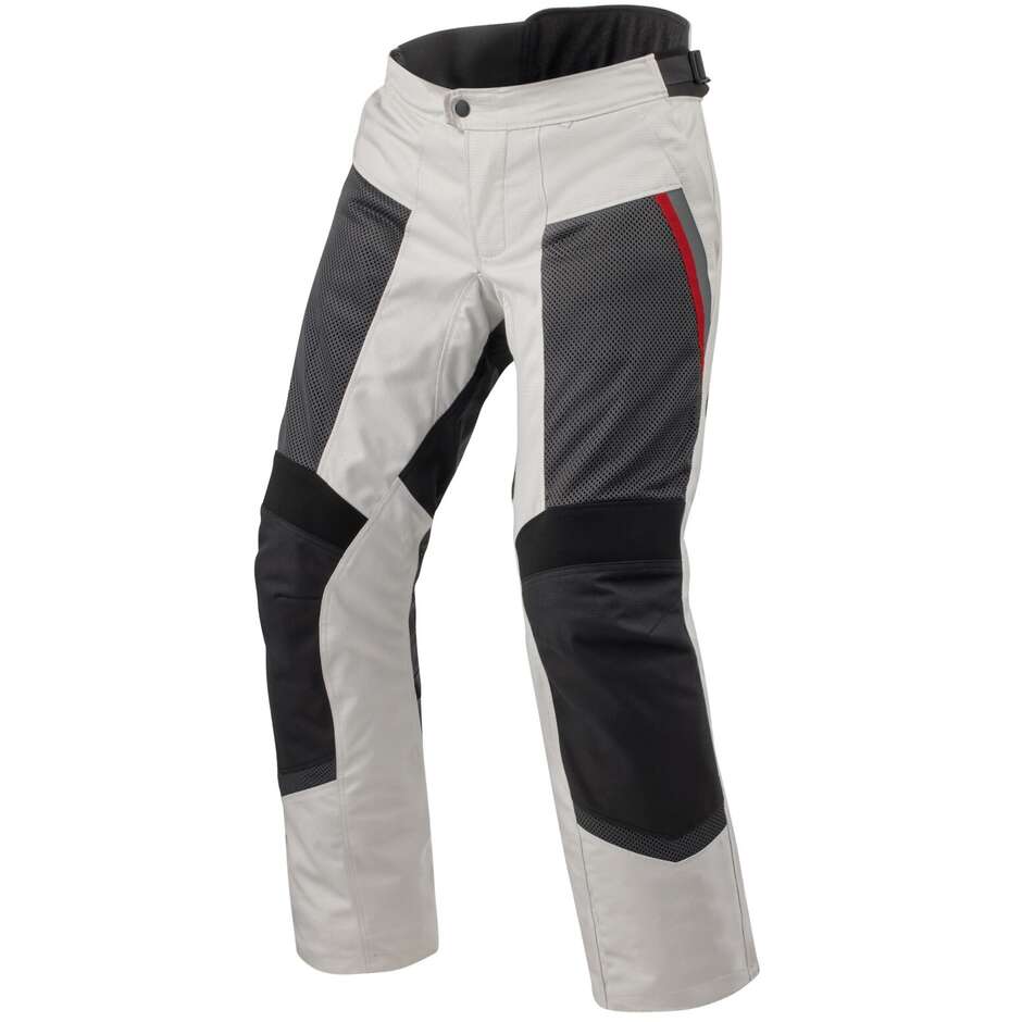 Rev'it Stoff-Motorradhose TORNADO 4 H2O Silber Schwarz Standard
